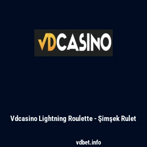 Vdcasino Lightning Roulette - Şimşek Rulet